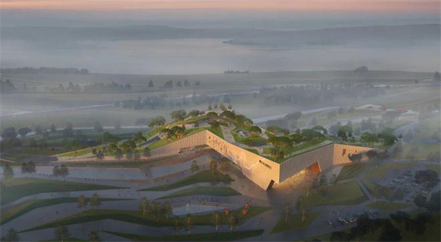 黃河博物館設(shè)計(jì)占地400畝，投資約19.3億元，打造鄭州新地標(biāo)