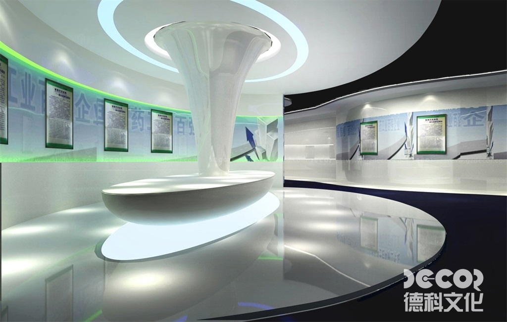 在生物科技展廳設(shè)計中，如何有效地展示生物科技的復(fù)雜概念？